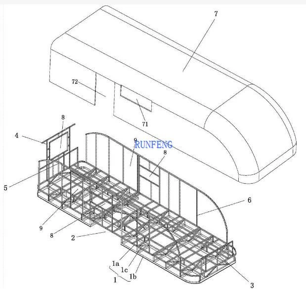 GFRP Sandwich Panel For RV （Recreational Vehicle）Good Performance